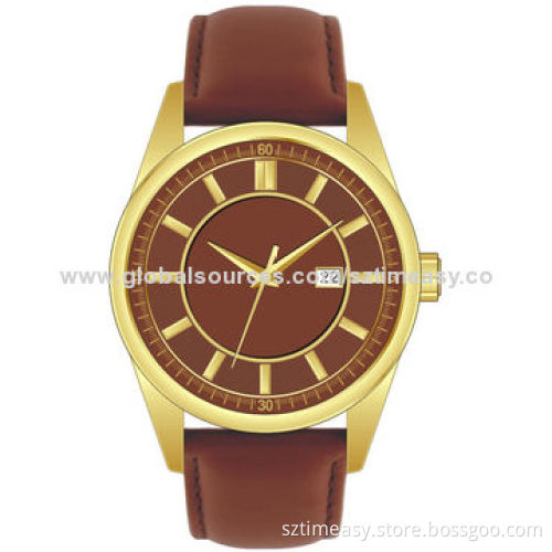 Fashion watch with date function hot sale in Middle East Market